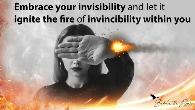 The concepts of “invisible” and “invincible”