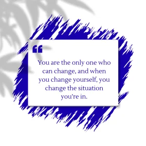 You can change